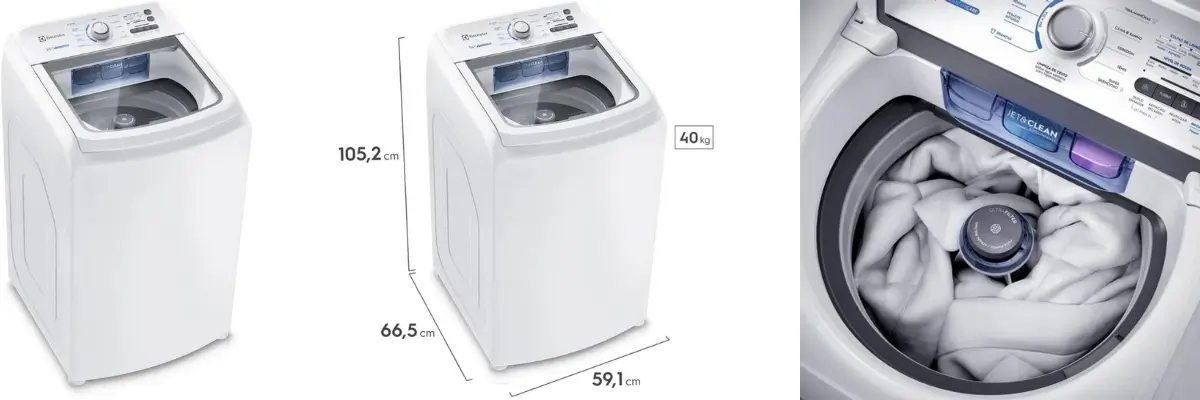 lavadoraboa Electrolux 14kg Jet & Clean LED14