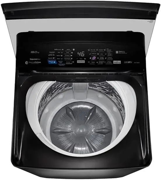 lavadoraboa Panasonic-NA-F180P7T 18kg sem agitador central, sistema ciclone