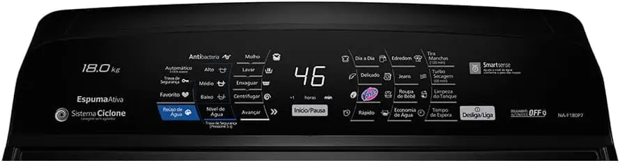 lavadoraboa_Panasonic-NA-F180P7T-18kg programas de lavagem