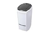 Lava até 10kg de roupas Maior batedor da categoria 3 molhos e desligamento automatico 3 níveis de água Timer com programação de 0 a 28 min.