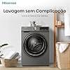Hisense Lava e Seca, 13kg Lavagem/8kg Secagem, Steam, 13 Programas, Motor Inverter, Painel Touch, Titanium WD13X - 127V #3