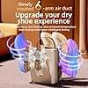 AFXGUSD Secador de sapatos branco multifuncional com saída de ar retrátil para meias, acessório ideal para viagens e uso doméstico. #2